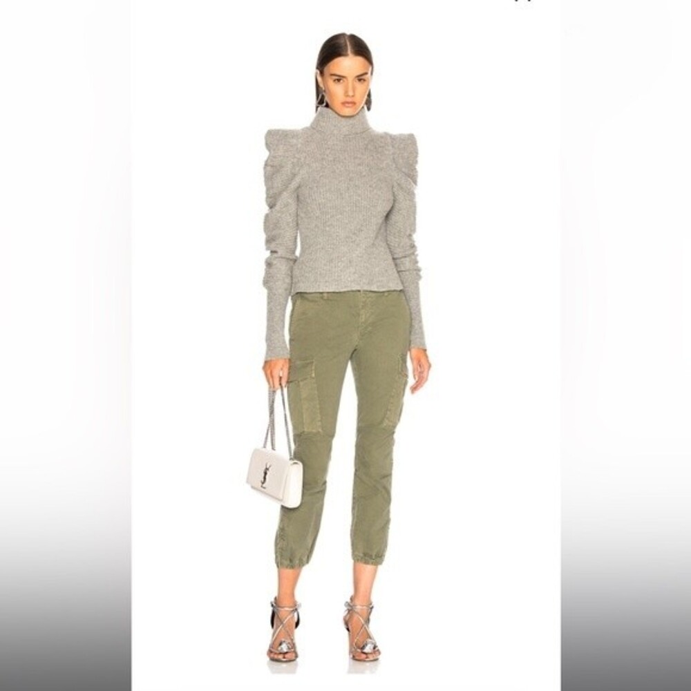 Rare Nili Lotan Cargo French Military Pants in Campo Green Size 0 - Picture 5 of 10